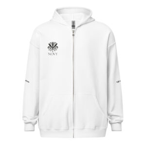 Novy's zip hoodie (White)